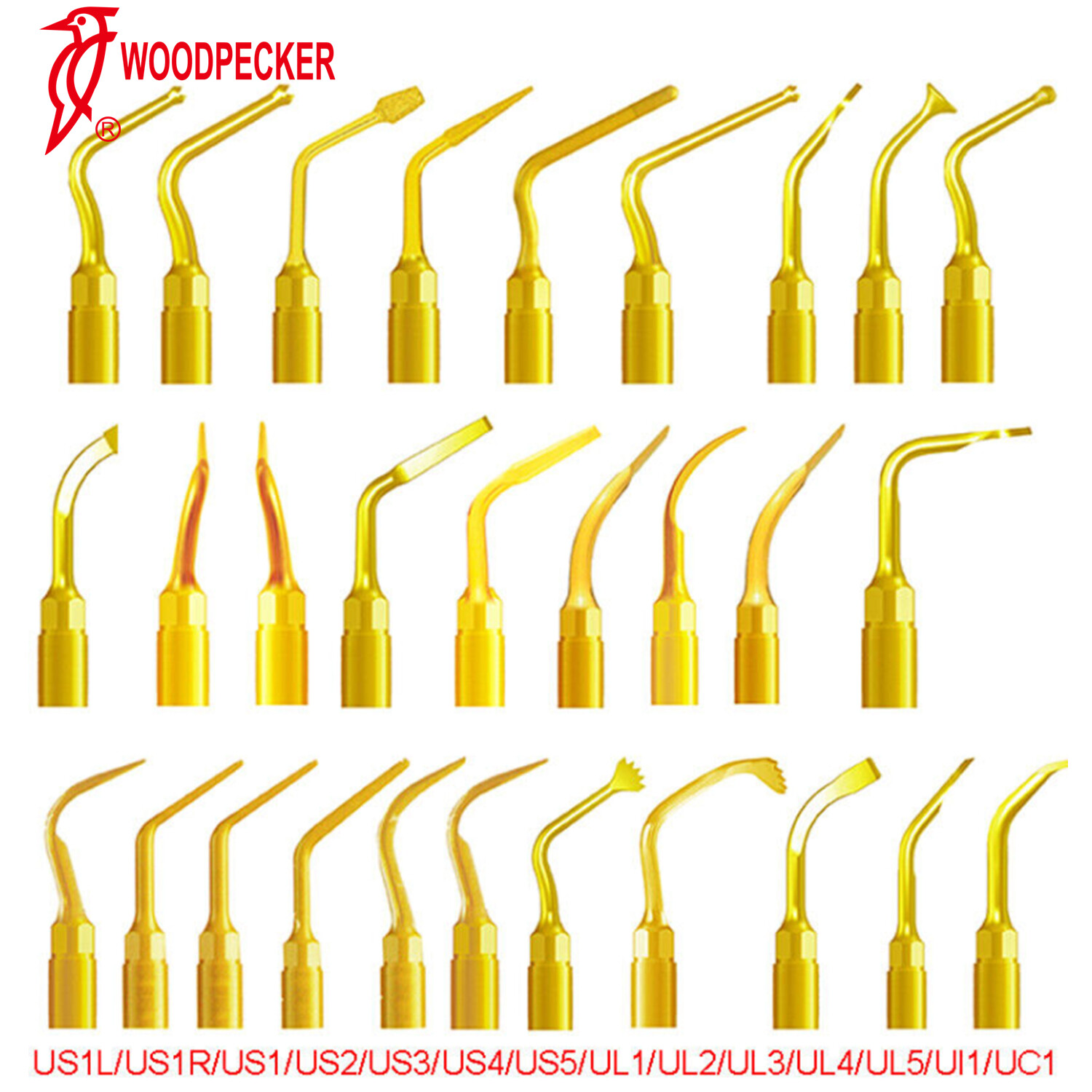 Original Woodpecker U Tips for US-II LED Bone Surgery US1 US3 UC1 UI1