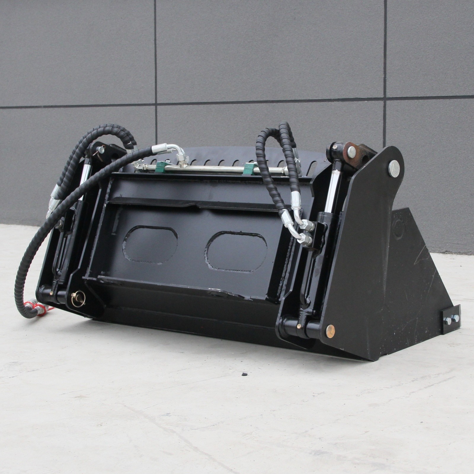 4-in-1 Combination Hydraulic Bucket Fits Mini Skid Steer Loader FREE SHIPPING