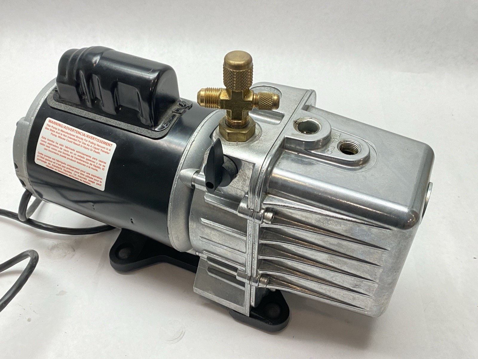 JB Industries DV-85N Platinum Refrig Evacuation Vacuum Pump 3 CFM