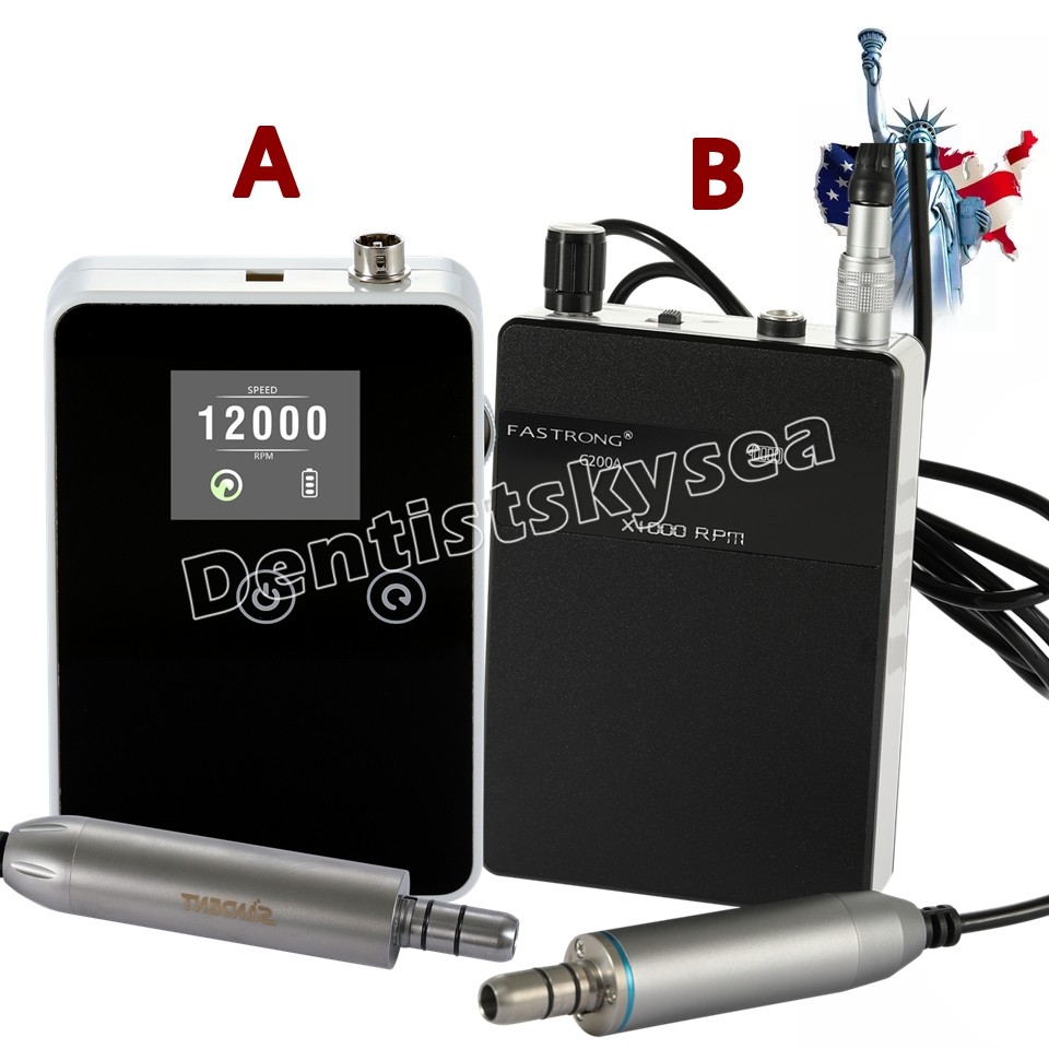 Dental Marathon Lab Electric Micromotor 35K RPM / Slow Handpiece Drill Burs Cups