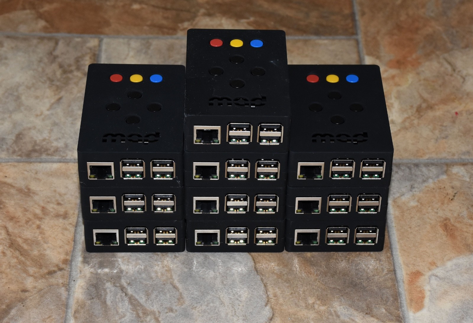 Lot of 10 GarageCube MiniMad MadMapper Media Players 32GB SD HDMI Tested No PSU