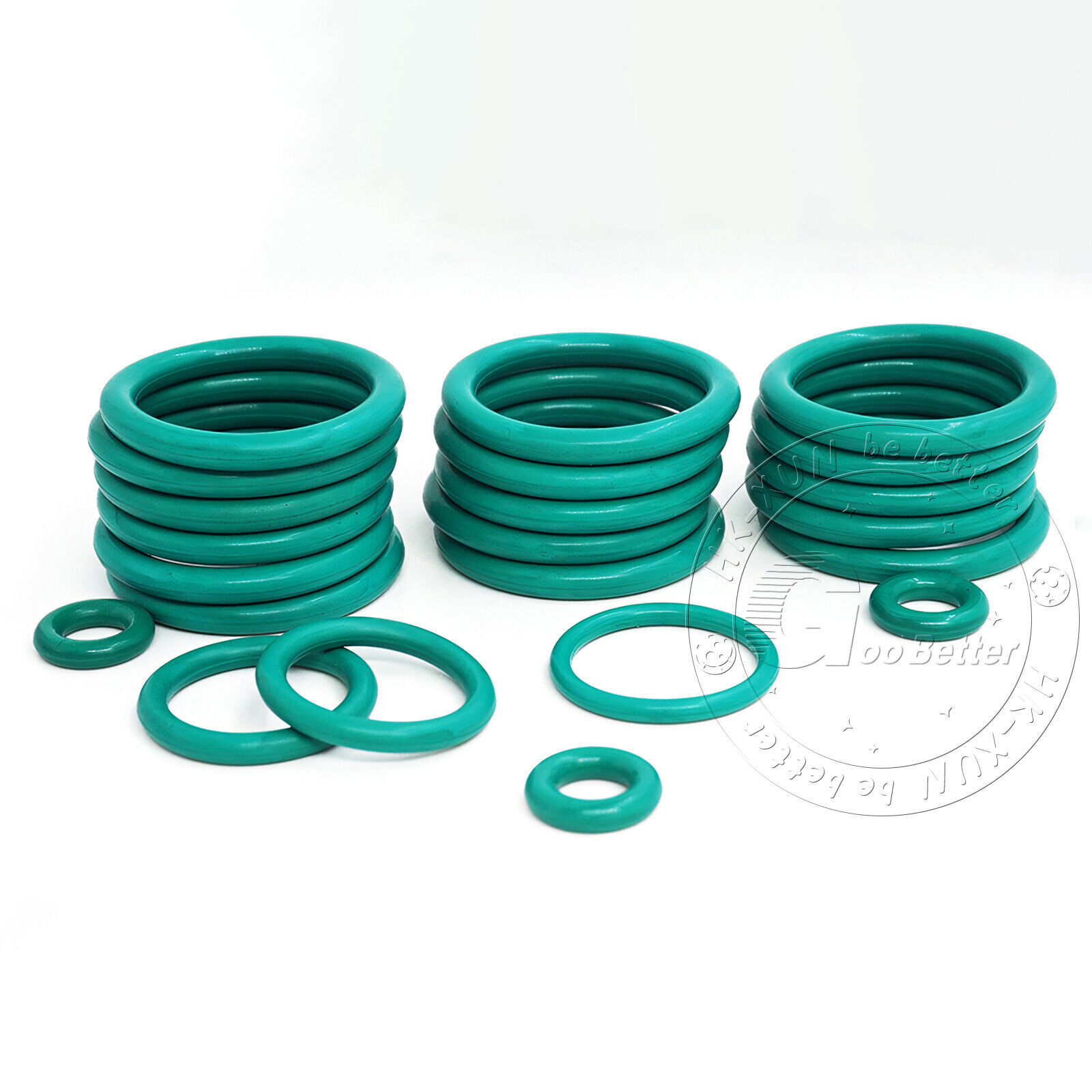 2mm FKM Fluorine Rubber Sealing O-Rings Cross Section 5mm-100mm OD – High Temp