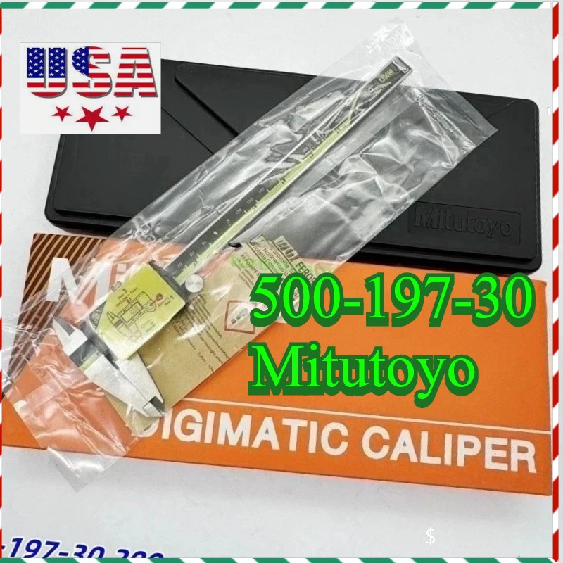 Mitutoyo 500-197-30 8″ 200mm Absolute Digimatic Caliper New US Stock
