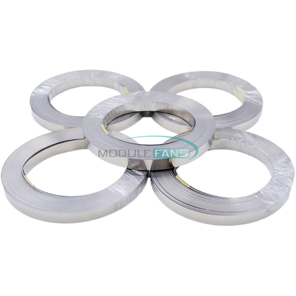 0.1~0.2mm thickness Nickel Plated Steel Strap Sheet For Battery Spot Welder 10m