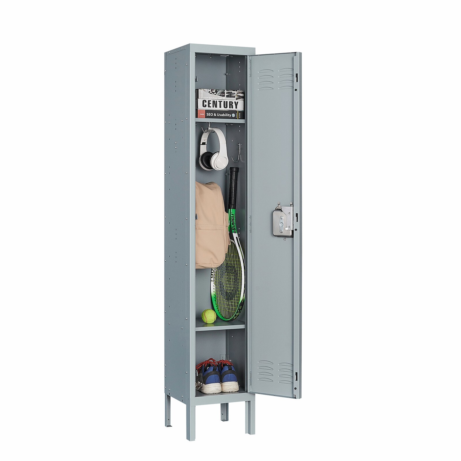 Metal Lockers Storage Cabinet Steel Storage Locker for Office School Gym Hotel