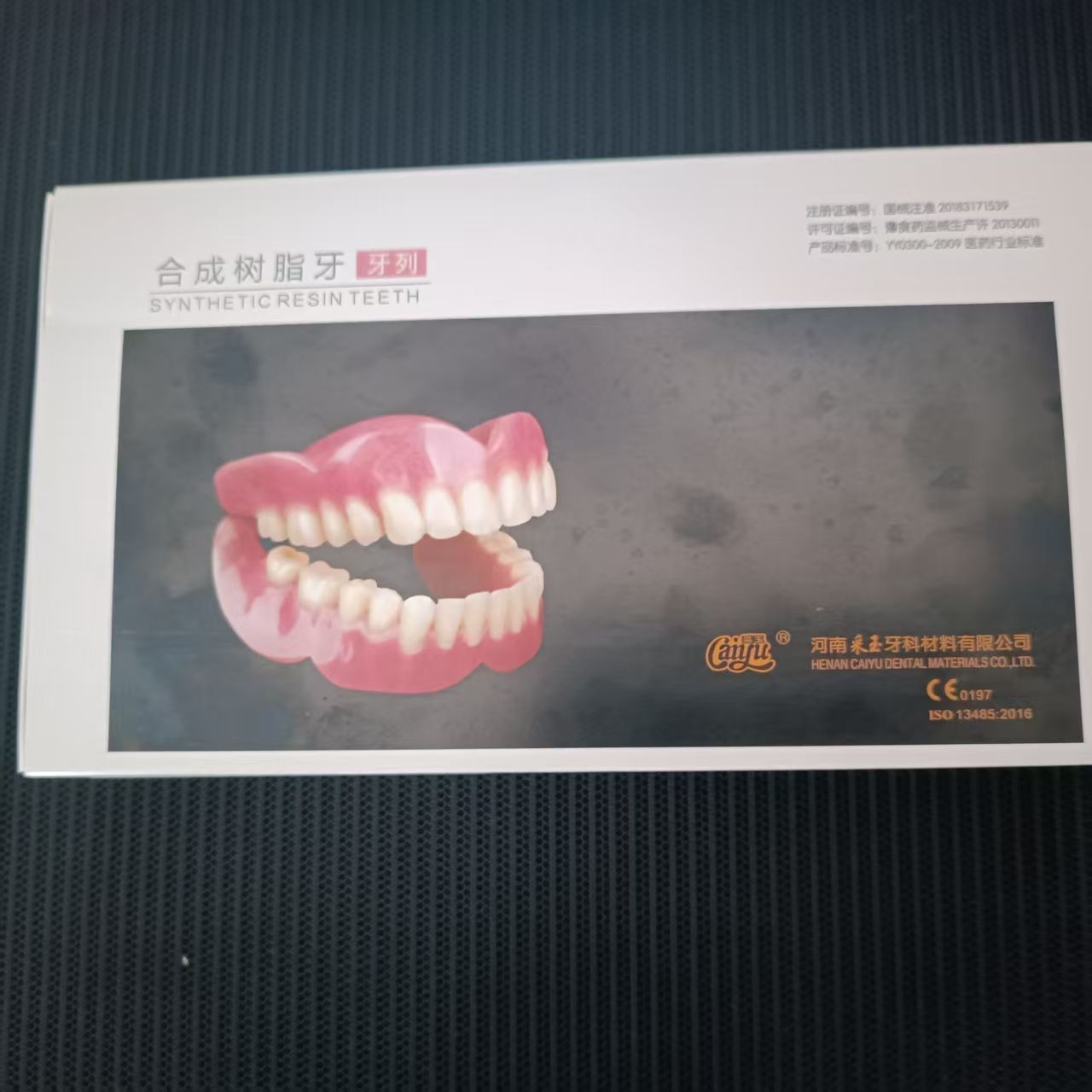 2Pack /20 Set Resin Denture False Teeth, Teeth Teaching Model Resin Denture US