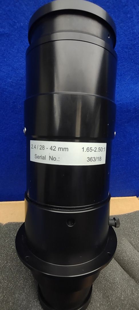 In-Vision Machine Vision Digital Cinema Projection Lens 2.4/28-mm 1.65-2.50:1
