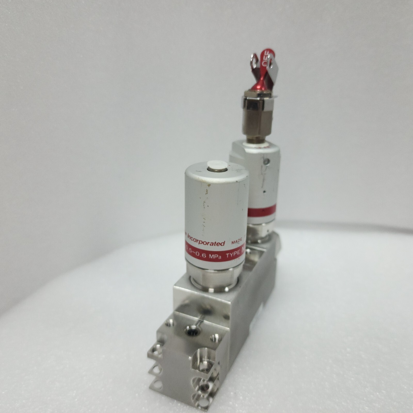 Fujikin 0.5-0.6MPa,Type N.C., C No. 477945 Valve Assembly,Used,Jp +97138