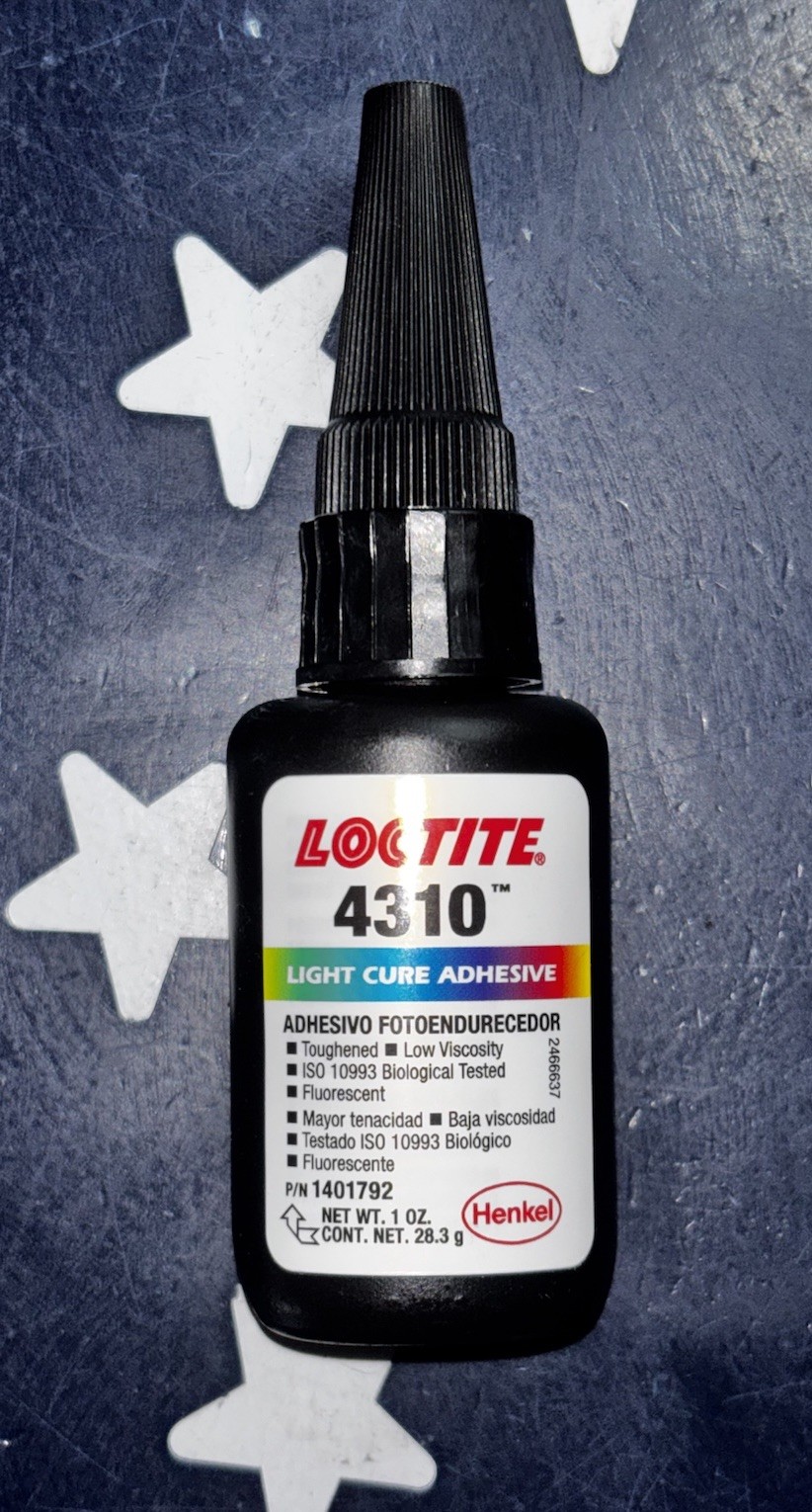 Loctite 4310 Light Cure Adhesive 1 OZ 28.3g 1401792 ONE BOTTLE