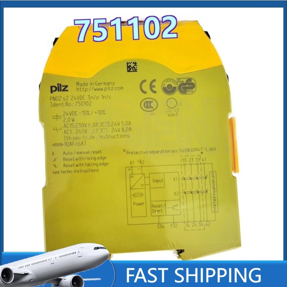 751102 NEW PILZ PNOZ S2 Safety Relay 751102 Fast ship ###