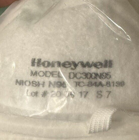 Honeywell Home N95 NIOSH-Approved Molded Cup Respirator Mask, 20-Pack DC300N95