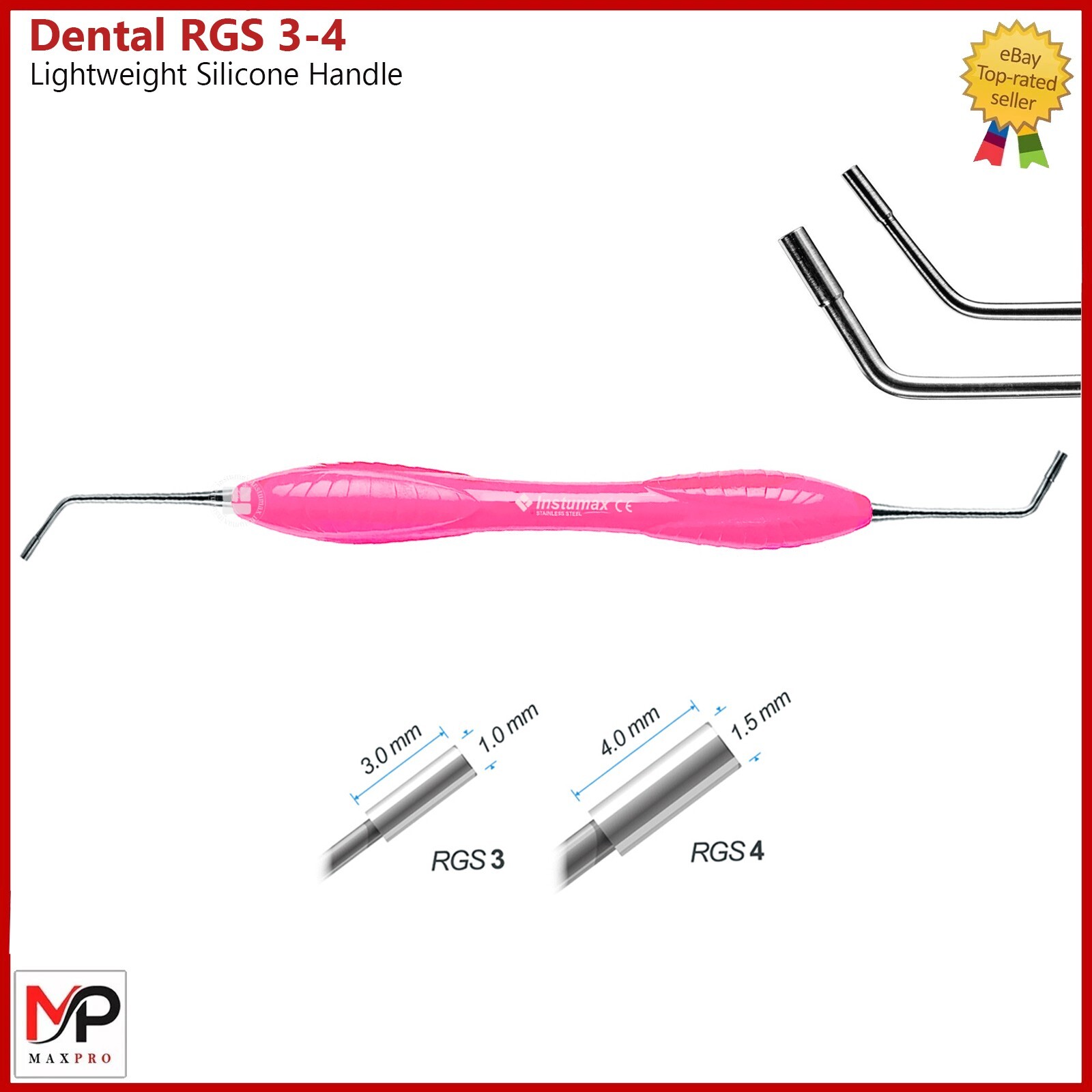 RGS 3-4 Dental Crown Preparation Tool Ceramic Clearance Calibration by INSTUMAX