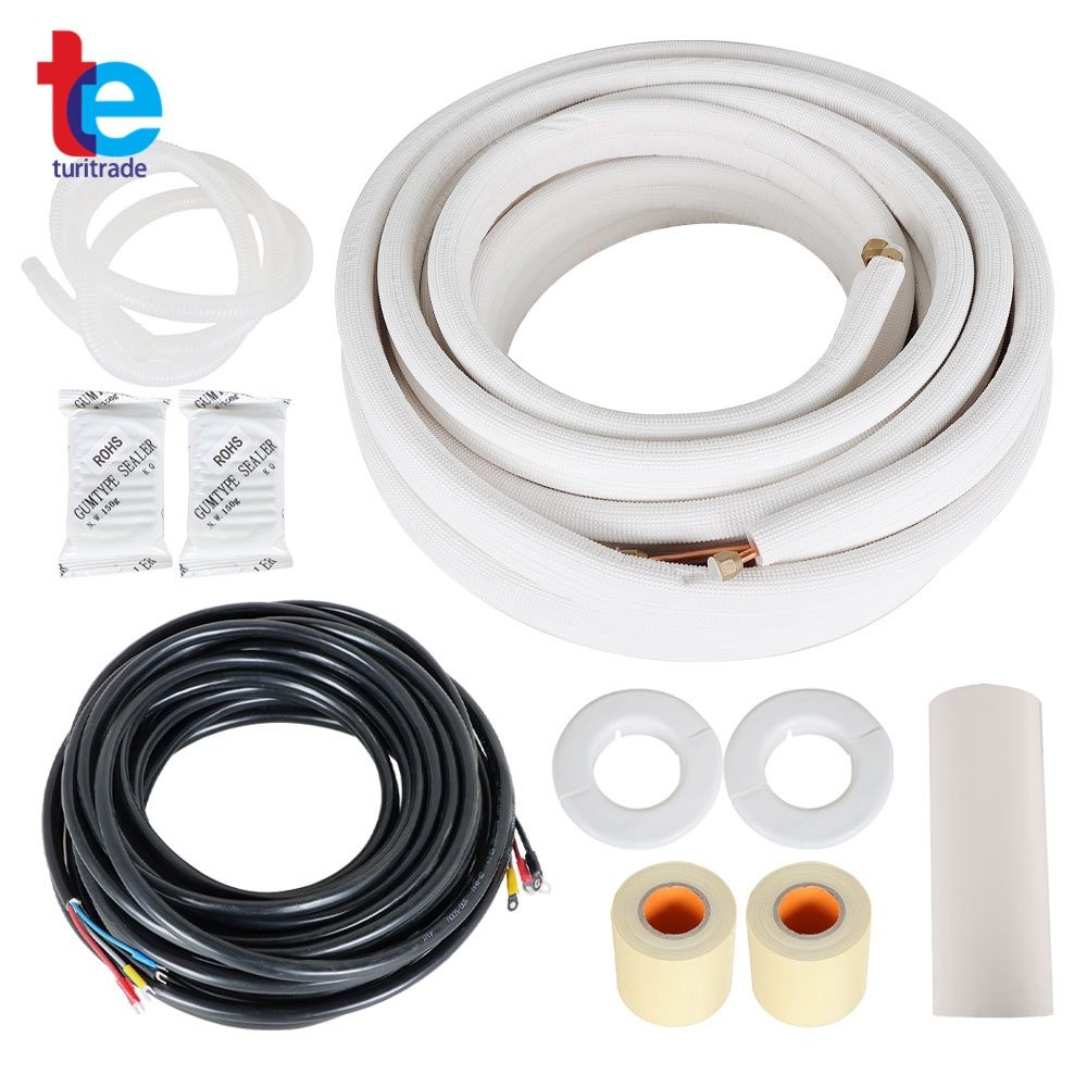 50 Feet Install Kit For Mini Split Heat Pump Systems 1/4″ – 3/8″ Dia.