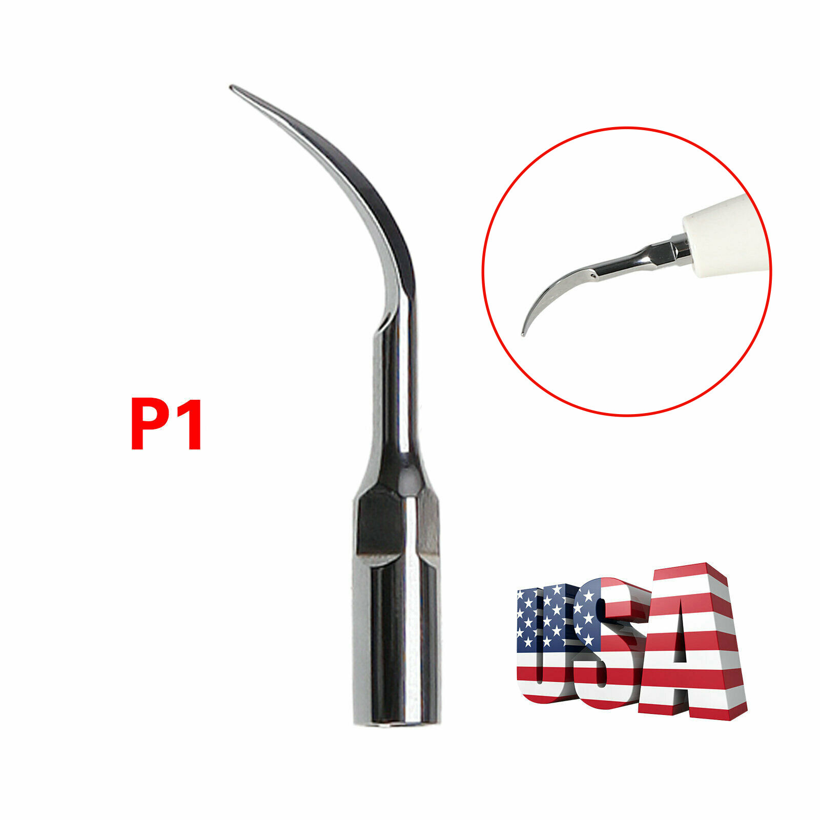5 Puntas Tips ultrasónico dental Fit EMS Cavitron DTE SATELEC pieza de mano