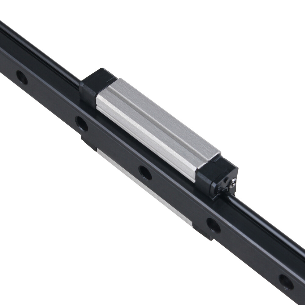 MGN9H MGN12H Miniature Linear Rail Guide 200mm-650mm+ Slide Block Black CNC DIY
