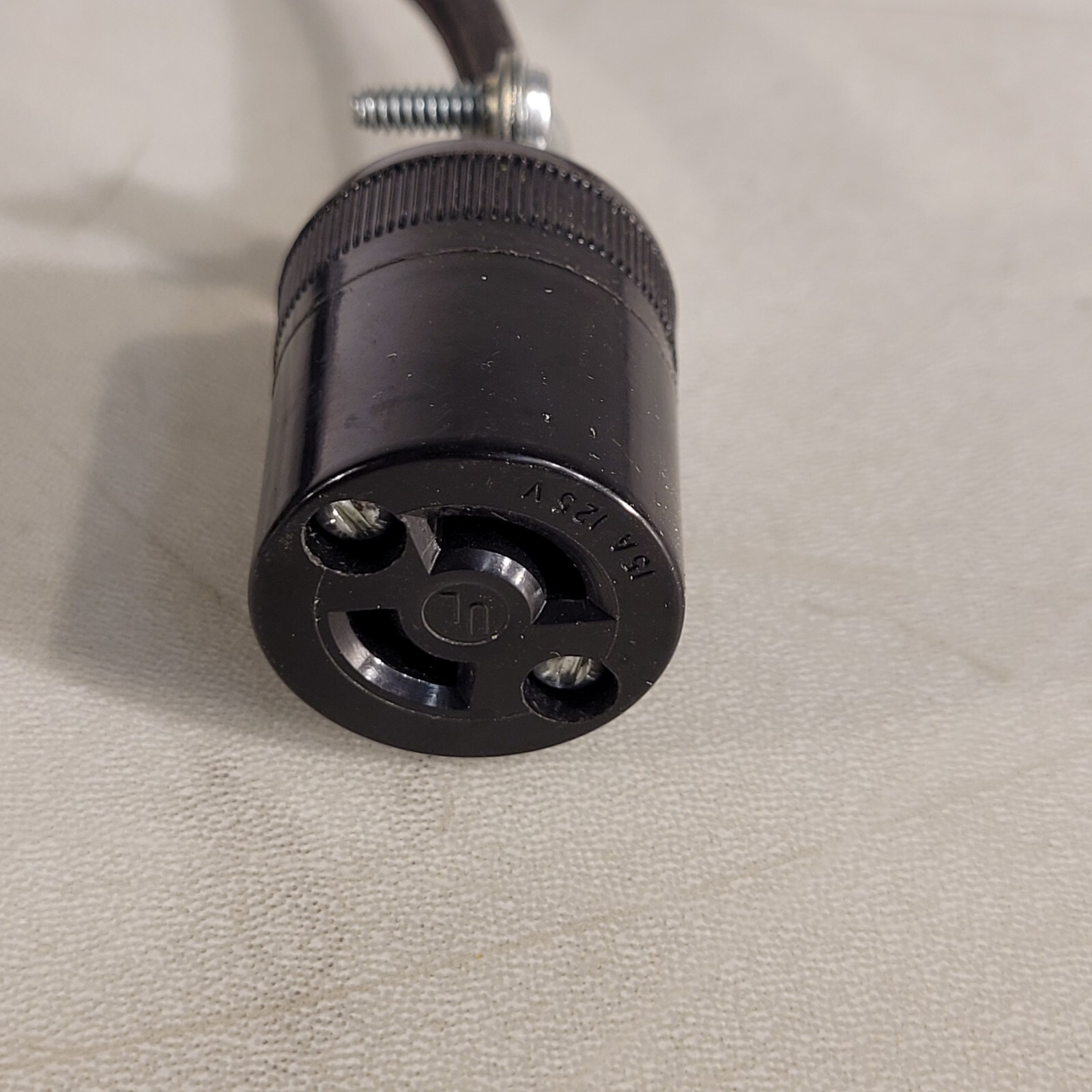 Power Cable For GLAS-COL Fabric Heating Mantels Fair Condition 15A 125V