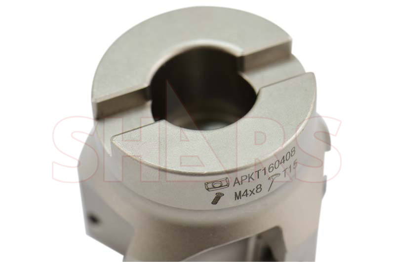 2″ 90° INDEXABLE FACE MILL CUTTER + 10PCS APKT 1604 INSERT NEW #[