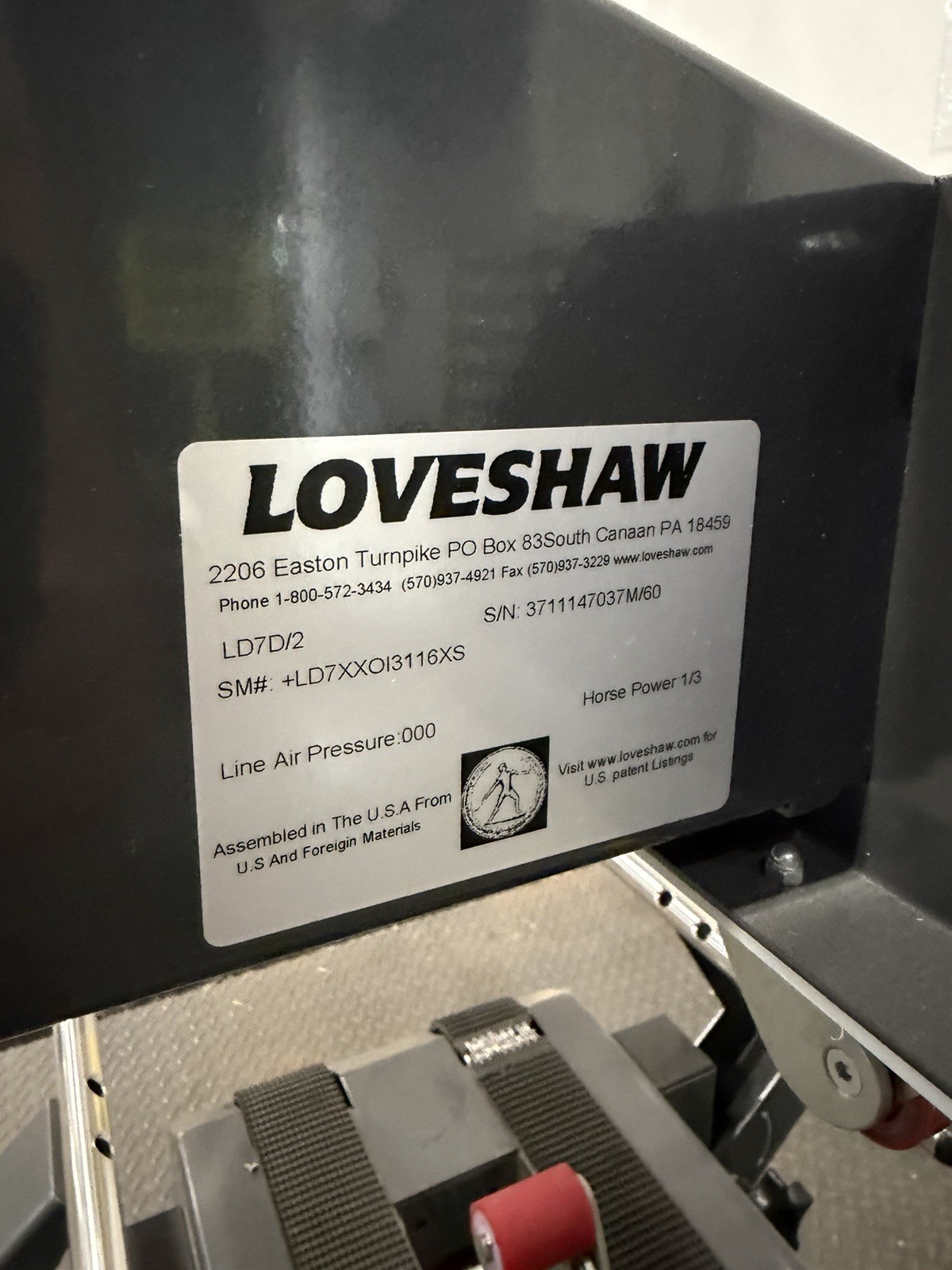 Little David LD-7D/M Uniform Pressure Case Sealer Box Taper 110-230V
