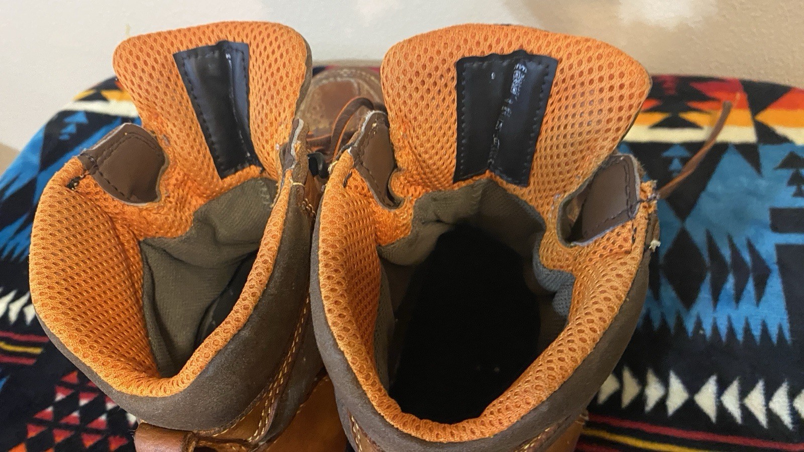 HYTEST Safety Footwear Brown Leather Lace-Up Work Boots Sz 9