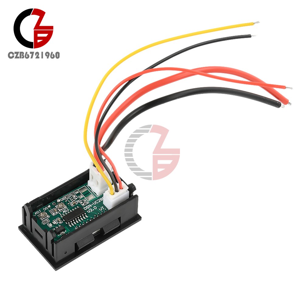 DC 100V/100A Voltmeter Ammeter Volt Amp Meter Voltage Current Tester with Shunt