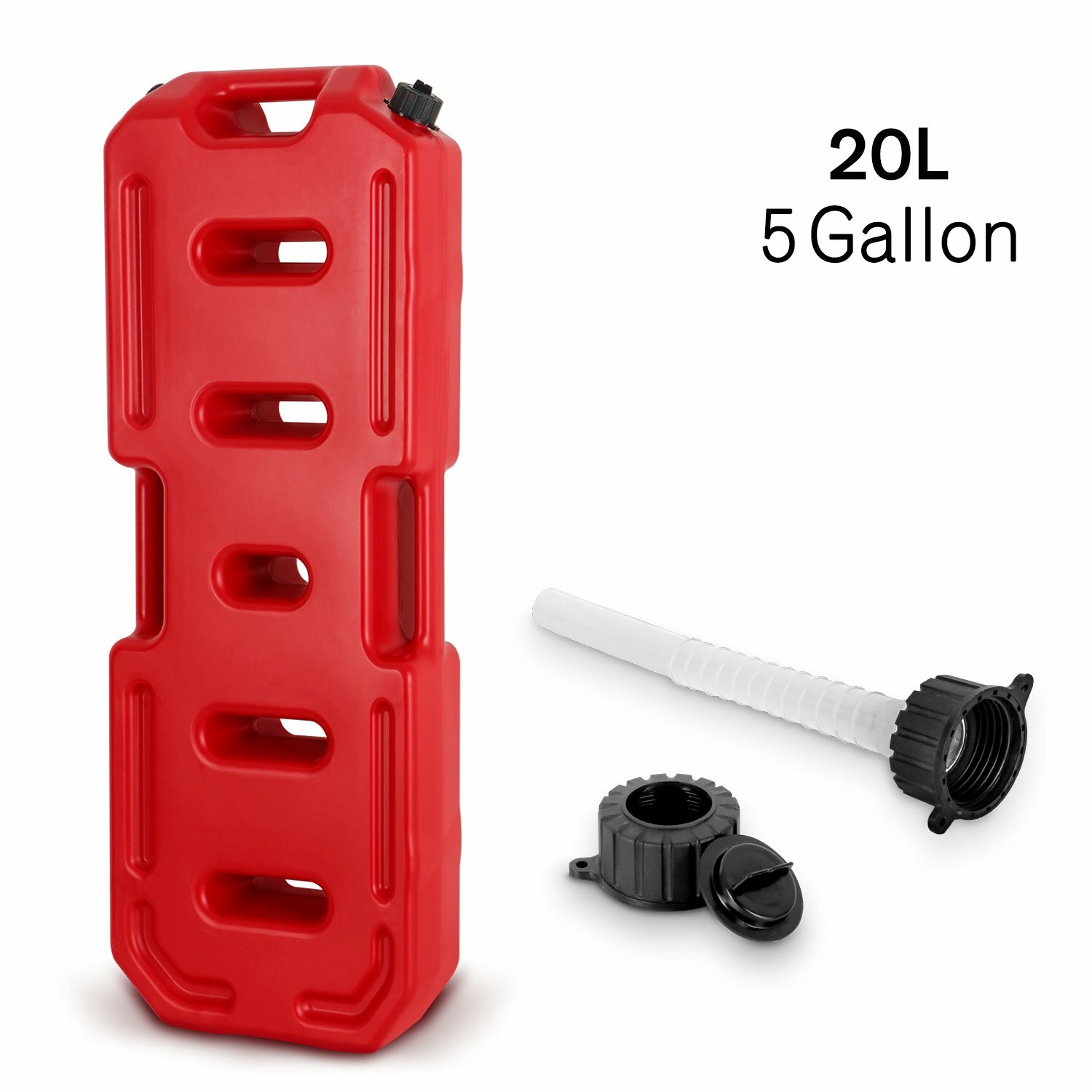 20L 5Gallon Can Emergency Backup Red Tank Fuel Gas Gasoline For Jeep Car