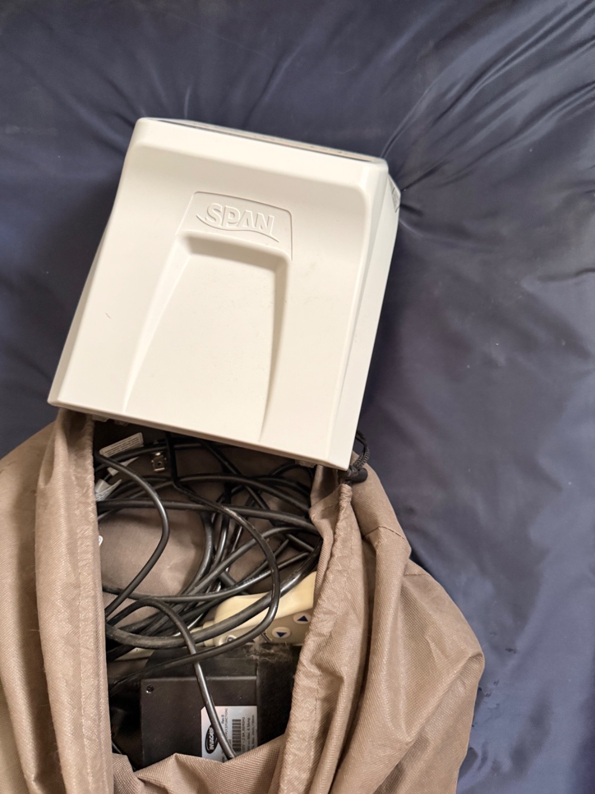 Span America PressureGuard Easy Air Mattress System & Invacare Hospital Bed