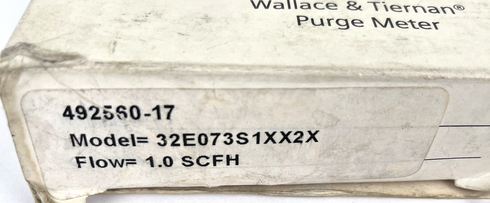 WALLACE TIERNAN, PURGE METER, 32E073S1XX2X, 1.0 SCFH, FLOW MEASUREMENT, NEW