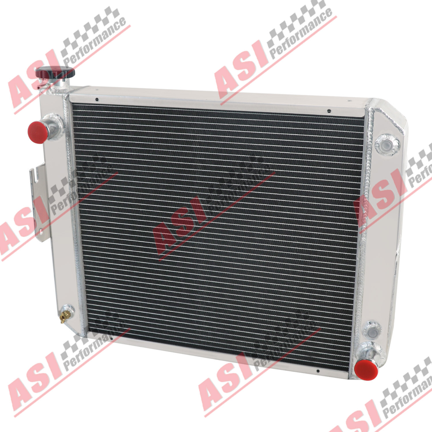 4Row Radiator For Hyster Yale Forklift H45-65XM 2.6L Perkins 2.4L Isuzu GM 3.0L