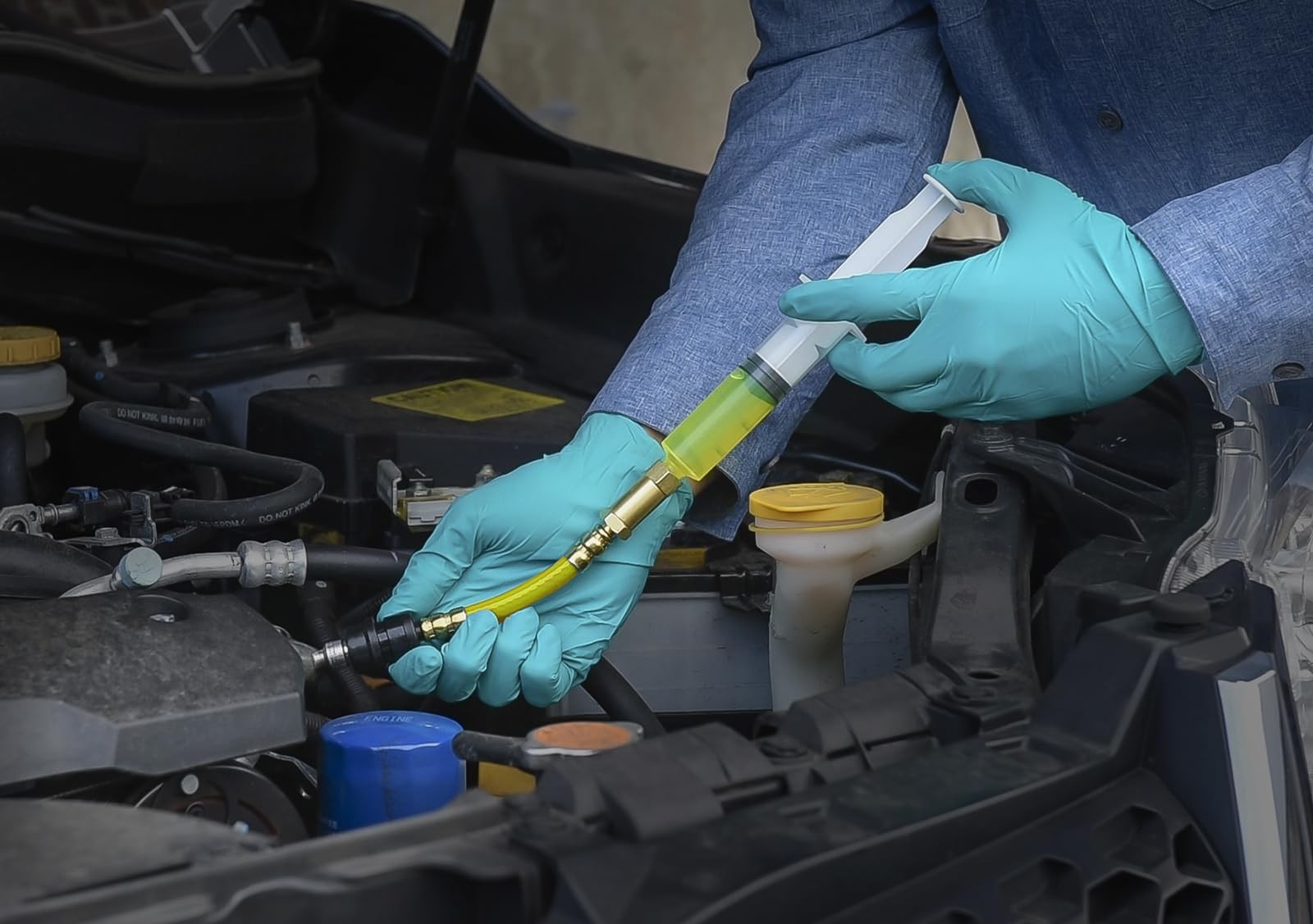 LEAKFINDER LF021 Multi-System Leak Detection Kit for A/C, Coolant and Oil Flu…