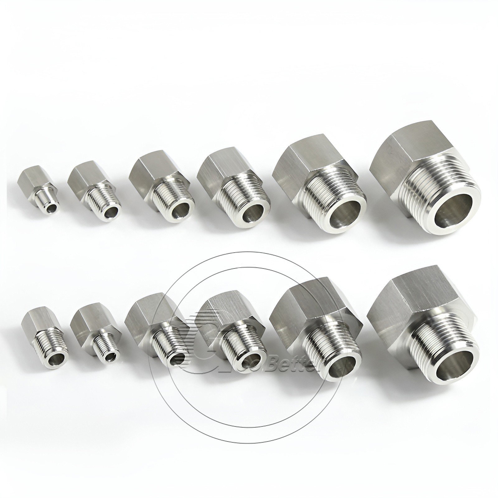 Male Female Thread Reducer Fitting Adapter Metric PT NPT G Bolt Screw Converter