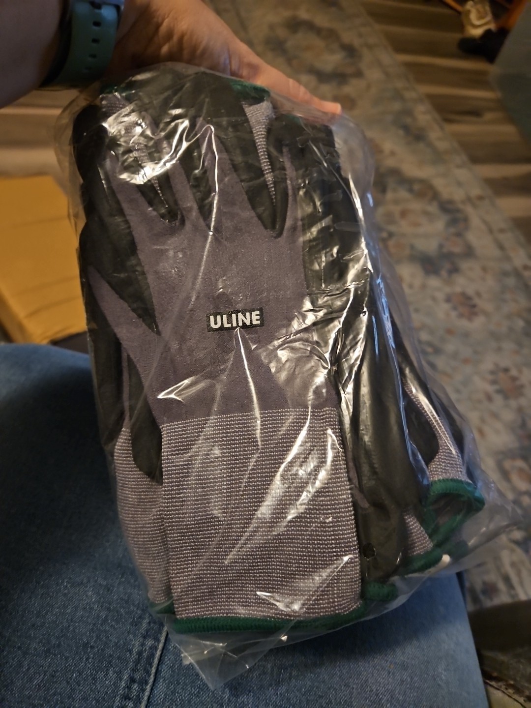 Uline Coolflex Micro-foam Nitrile Coated Gloves 12 Pairs Size Medium New In Pack