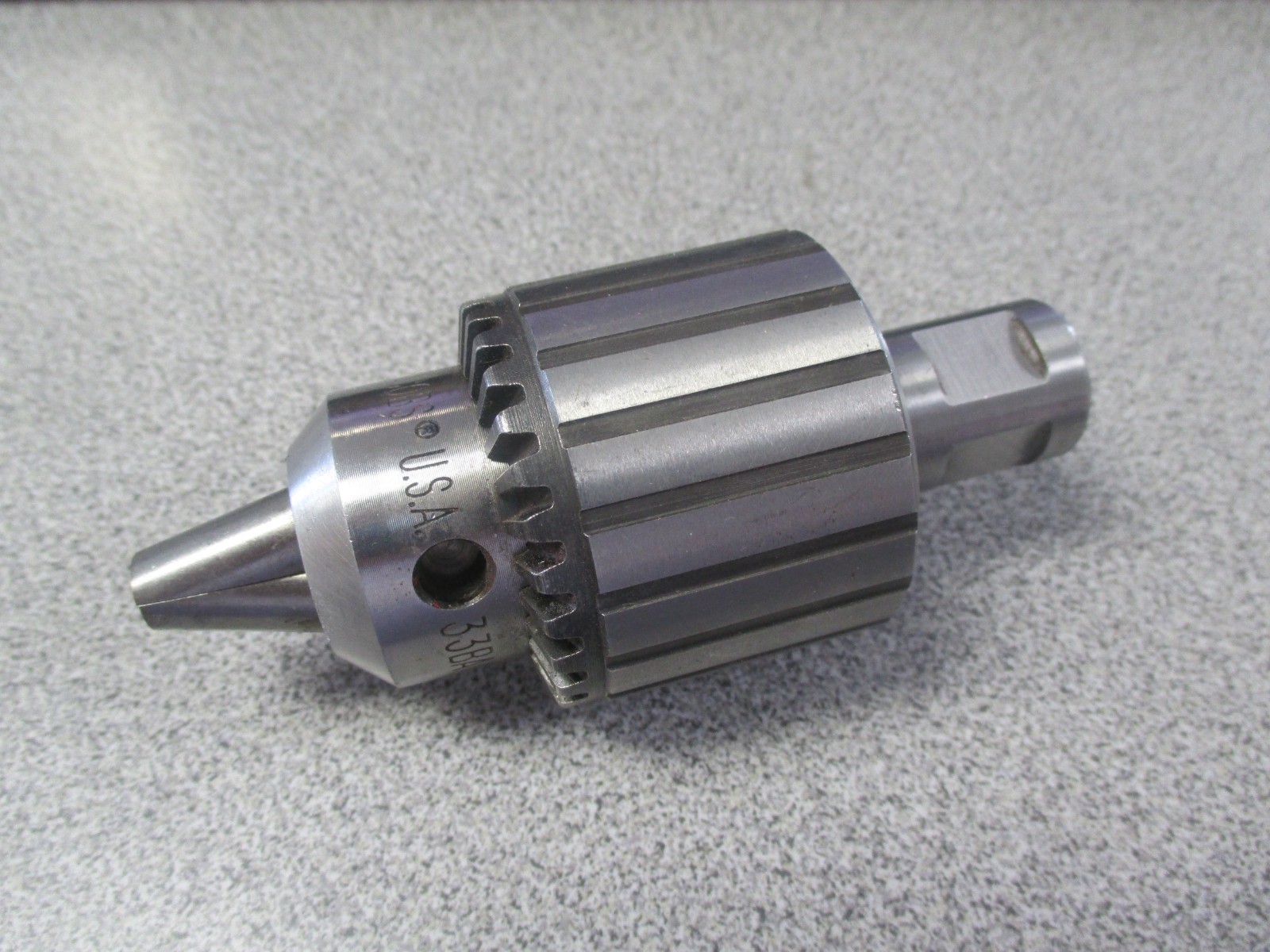 NEW #33BA 1/2-20 Jacobs 1/2″ Drill Chuck with 3/4″ Notched Mag Drill Arbor