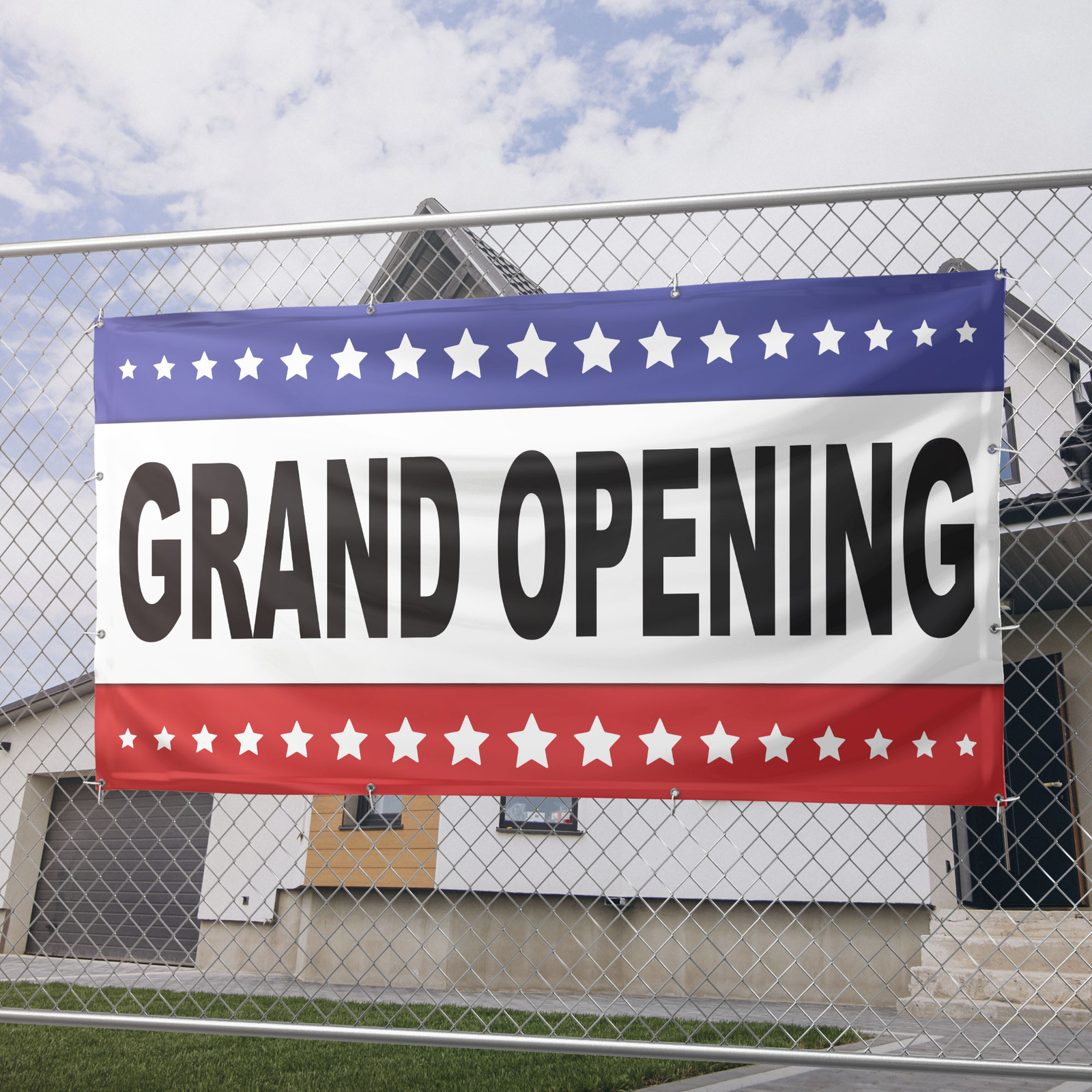 Grand Opening Banner 13 oz Heavy Duty Vinyl Grand Opening Sign – Special Events