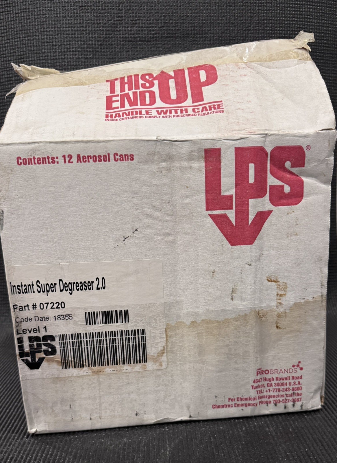 LPS 07220 Instant Super Degreaser 2.0 Heavy Duty 20 oz Aerosol Can – Pack of 11