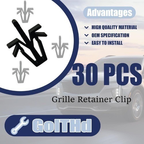 30PCS Grille Retainer Clip, Compatible with Tacoma RAV4 4Runner Pickup Trucks SU