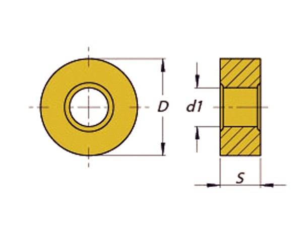 RNMG-43 C-2 CARBIDE FACE MILL INSERT (6005-6043)