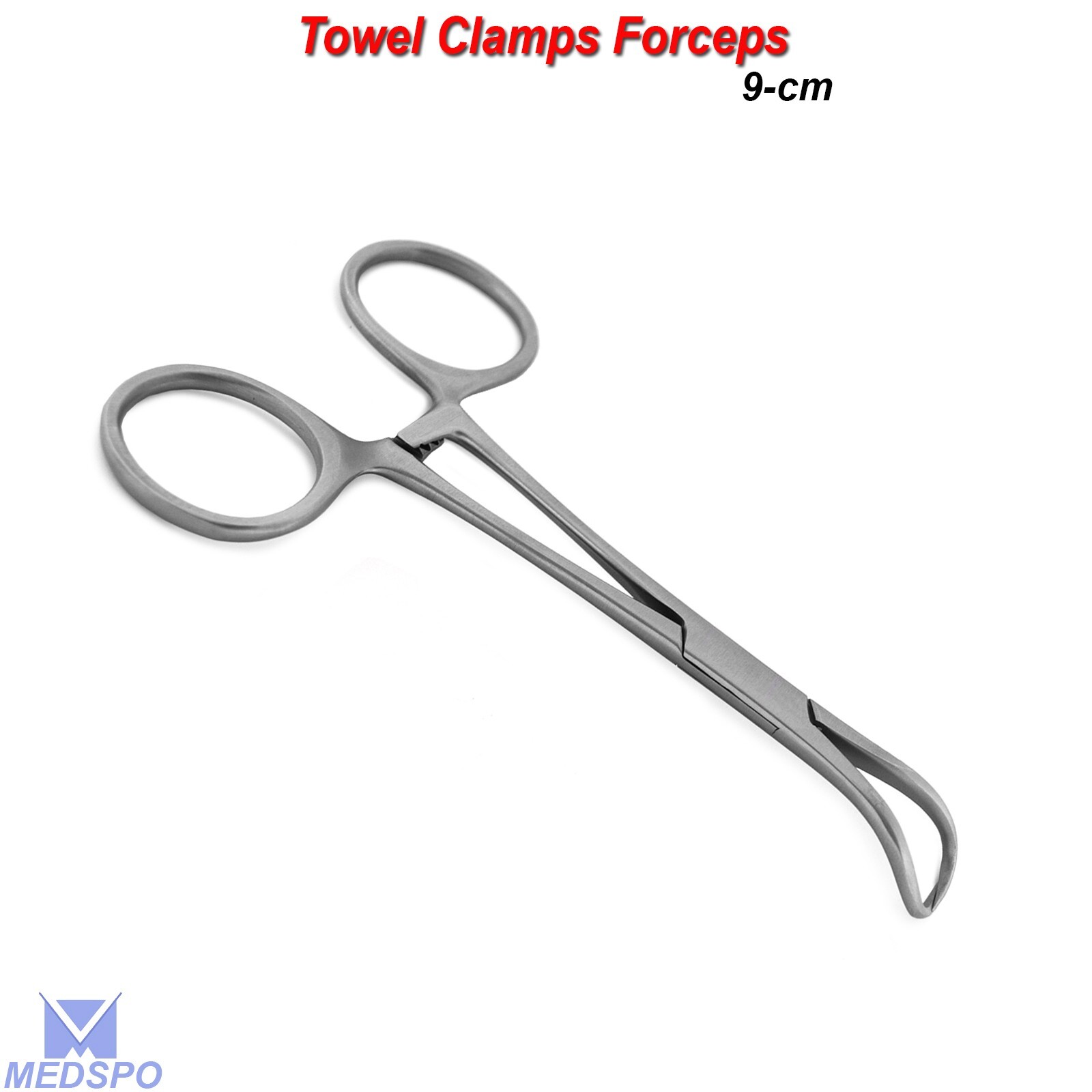Dental Hemostatic Backhause Towel Clamp Forceps Grasping Tissue Plier Forceps