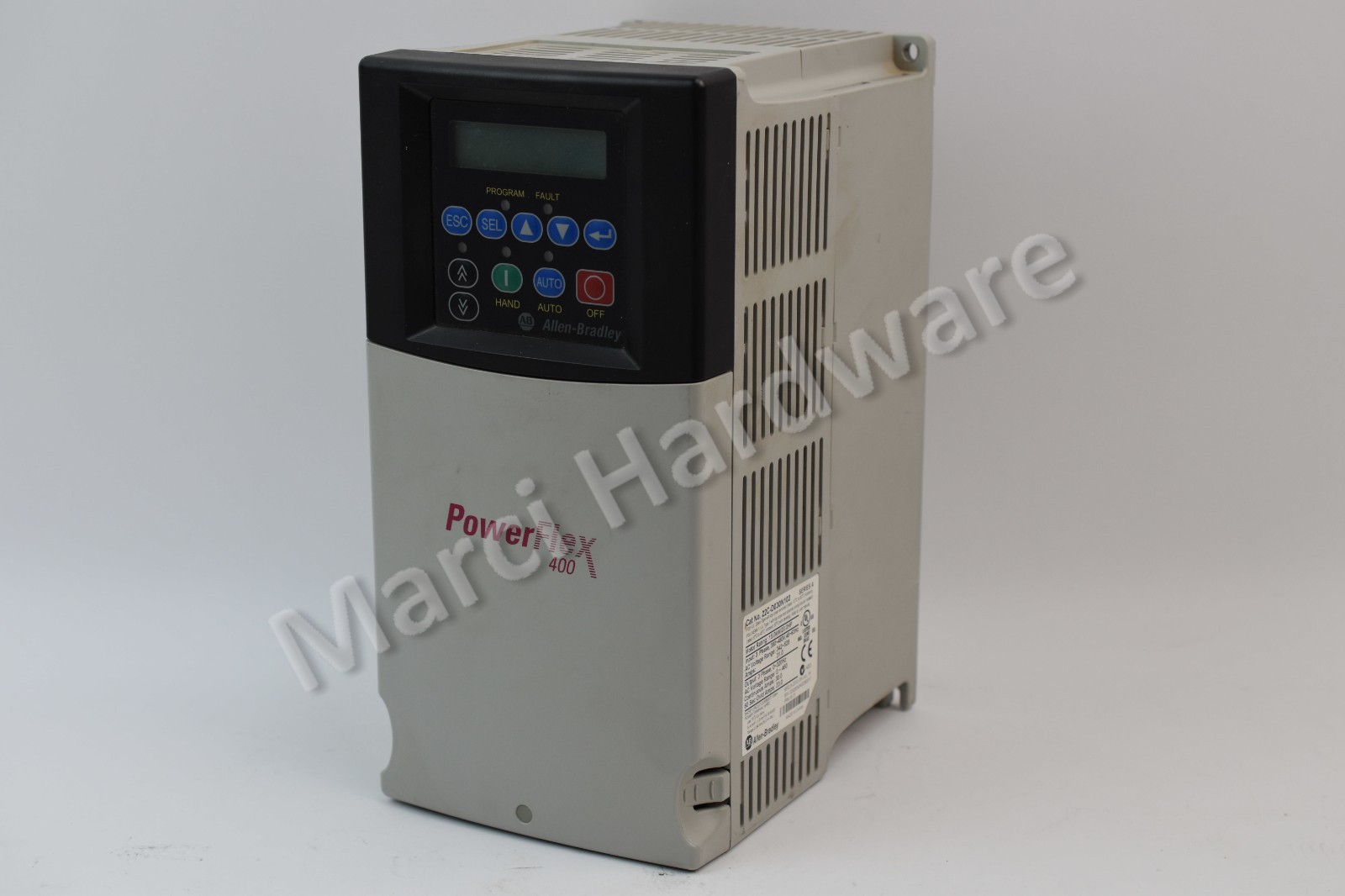 Allen Bradley 22C-D030N103 /A PowerFlex 400 480VAC 3-Phase 30A Fan & Pump Drive