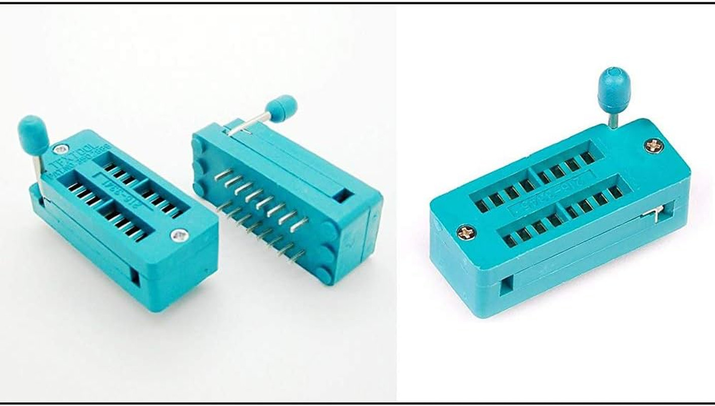 4Pcs ZIF 16-Pin 16 Pins Test Universal IC Socket 16 Pin DIP Integrate