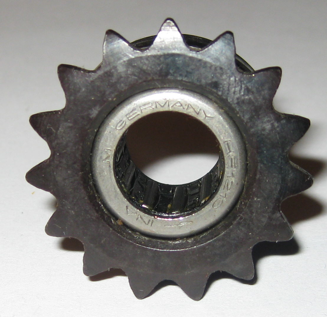 One Way Needle Roller Bearing w Sprocket – Anti Reverse Bearing Freewheel Clutch