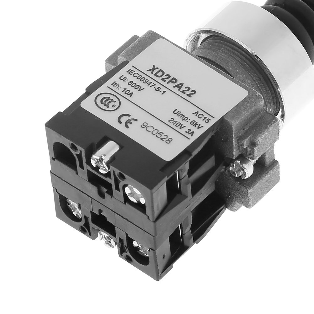 2NO Spring Return Joystick Switch 2 Position Momentary Control Switch…