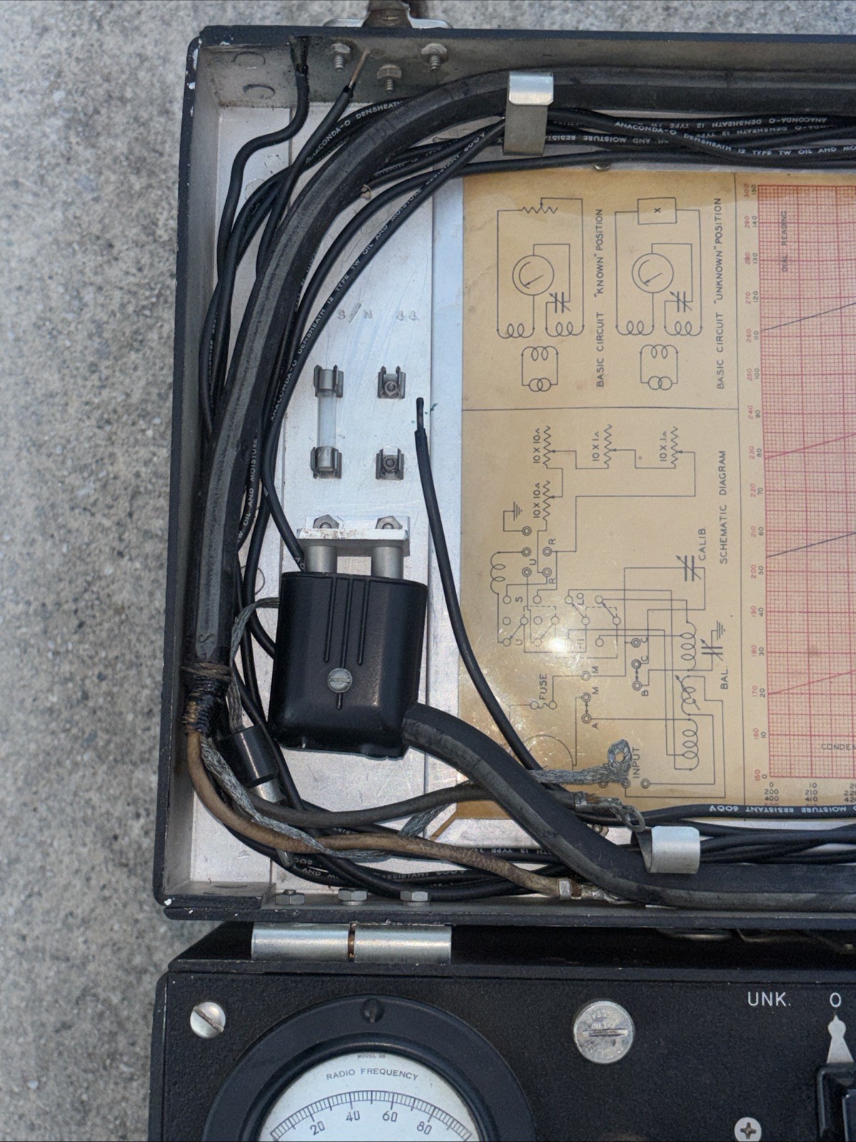 Vintage US NAVY- Bureau Ships ZM-6/U Or CA-1280 RF RF Impedance Measuring Unit