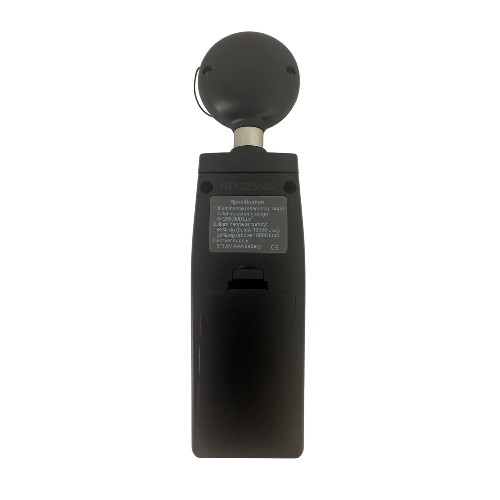 Digital Lux Light Meter Professional Illuminance Sensor Tester with LCD Display