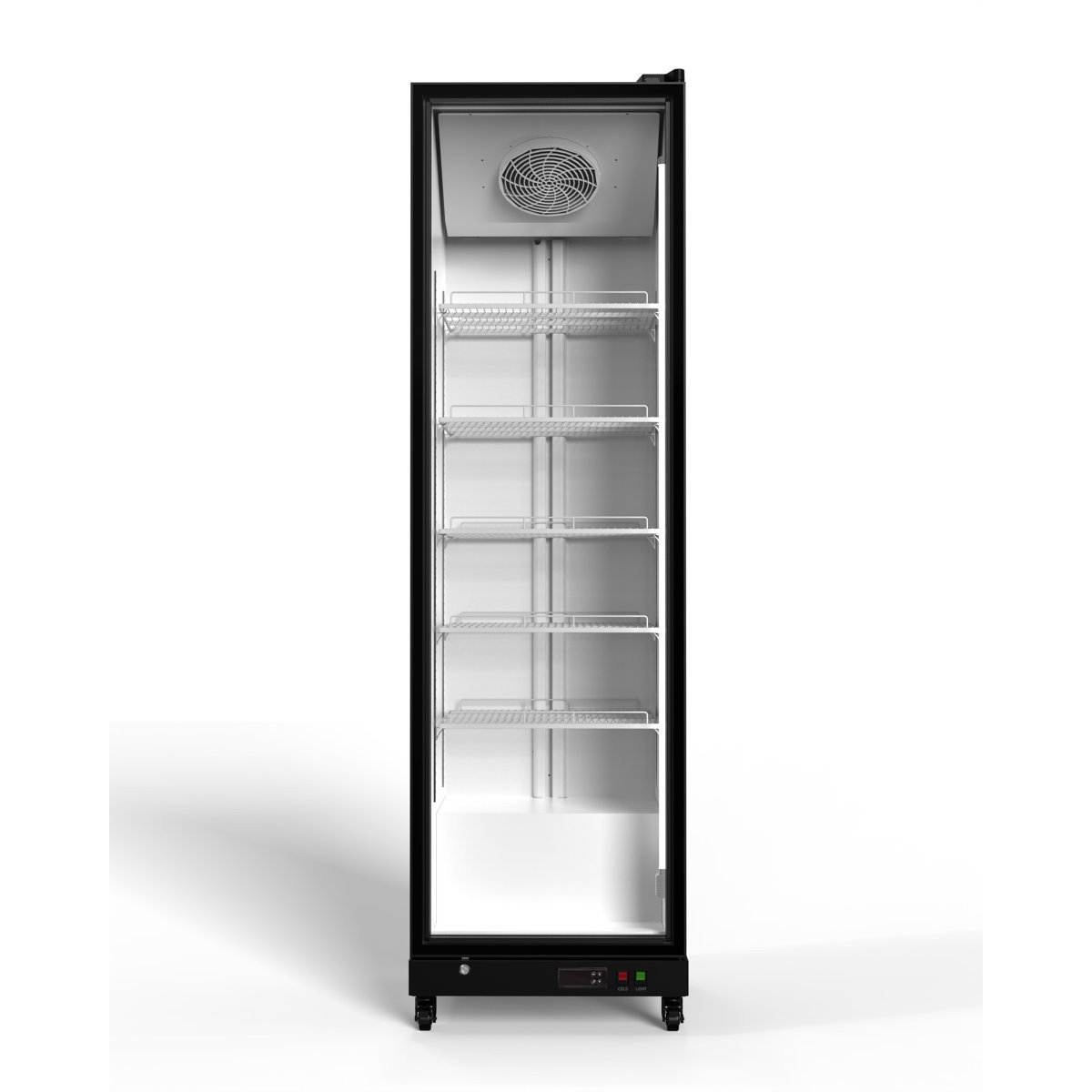 Yeego Commercial Drink Fridge Merchandiser Display Cooler 12.36 Cu.ft Glass Door