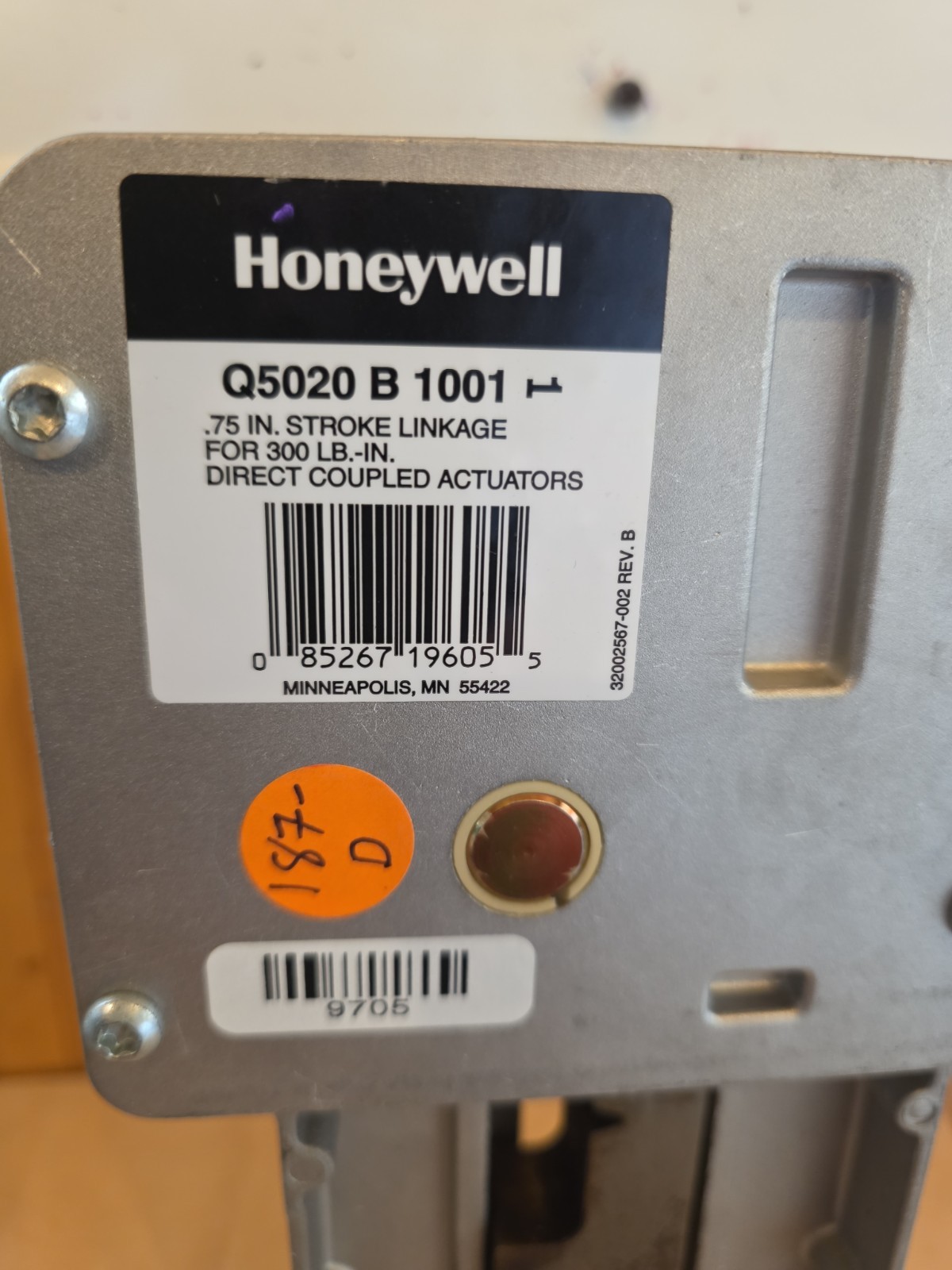 HONEYWELL Q5020 B 1001 GLOBE VALVE Linkage *WE*SHIP*TODAY*