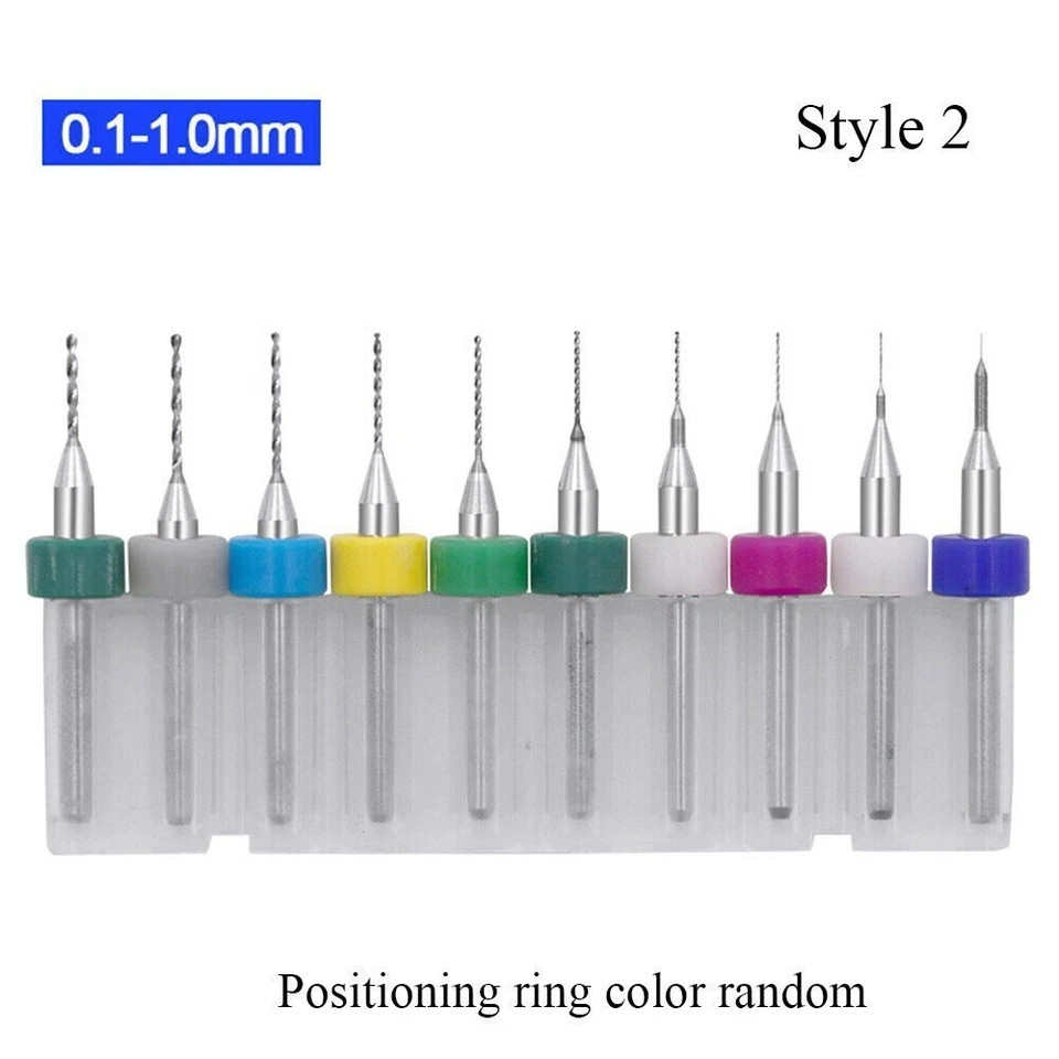 Dental PCB Drill Bit Set Tungsten Carbide Steel Twist Micro CNC Engraving Burs