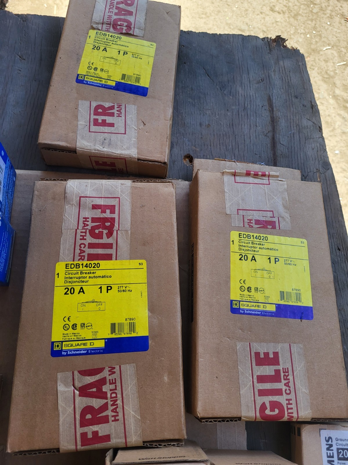 New Open Box, Lot of electrical materials—everything you see is what you get.