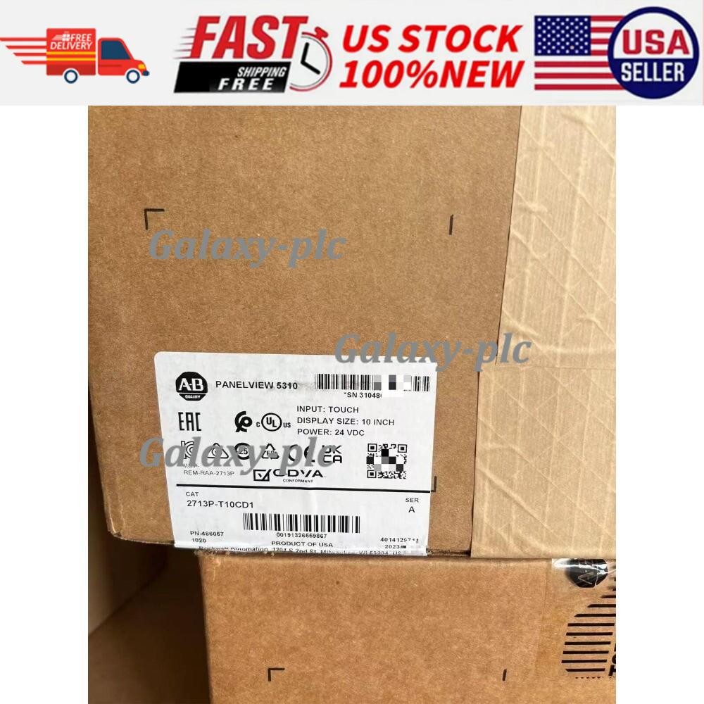 2713P-T10CD1 PanelView 5310 Graphic Terminal Touch Color Display US Free Tax