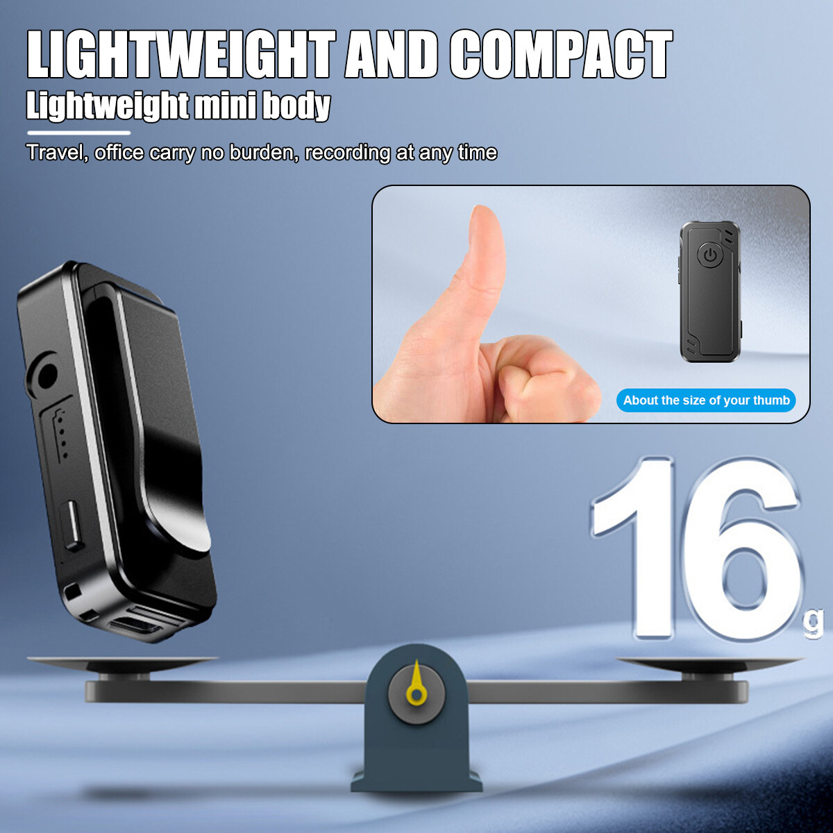 MP3 Digital Hidden Voice Recorder Spy Mini Clip-On Audio Activated Dictaphone US