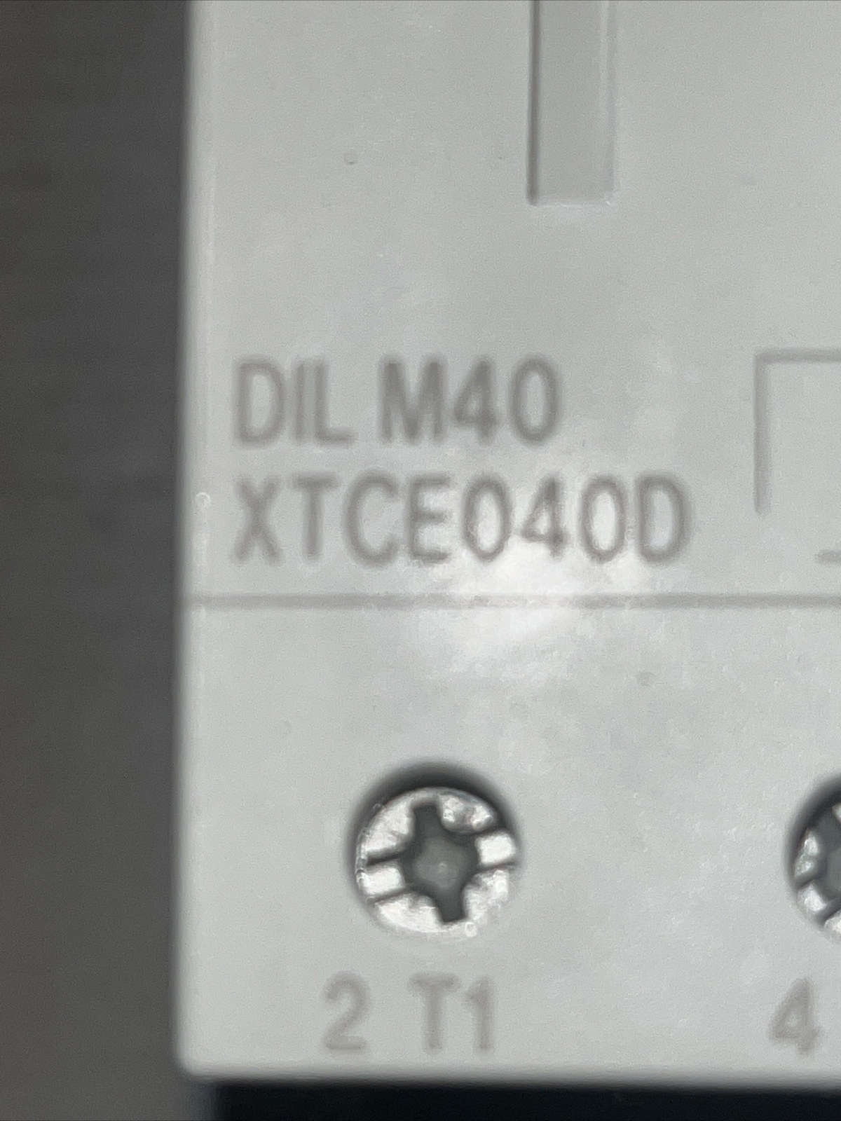 Eaton XTCE040DS1A DIL M40, Contactors 3P 40A 120V 50/60Hz D Frame 1NO 1NC, NEW